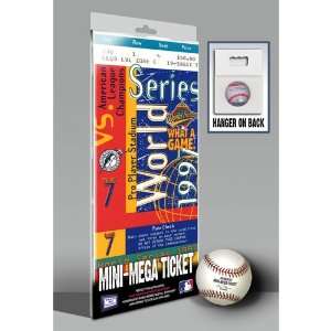 1997 World Series Mini Mega Ticket   Florida Marlins:  