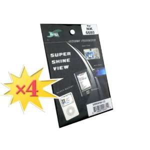  4 Pack!!^^Mobile Phone Screen Protector for Nokia 6680 
