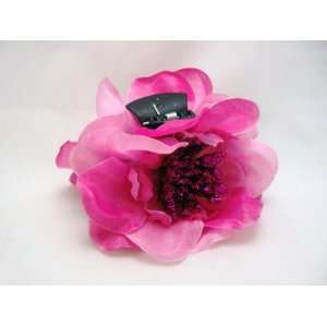  NEW Pink Flower Hair Clip Claw, Limited.: Beauty