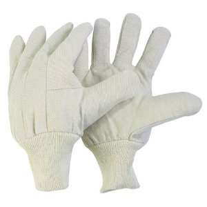  Cotton Drill Mens Gloves   Large: Patio, Lawn & Garden