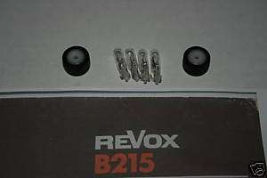 ReVox B215 Cassette Pinch Rollers & Bulbs Kit B 215  