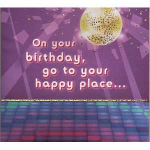  Disco Music Birthday Card   Earth, Wind and Fire Sing 