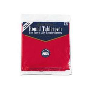  Converting Round Plastic Tablecovers, 82 Real Red 