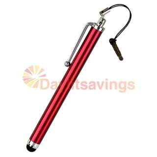 For Asus Transformer Eee Pad Stylus Touch Pen Red Clip  