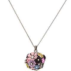 JUICY COUTURE Enchantment Garden Cluster Necklace NWT  