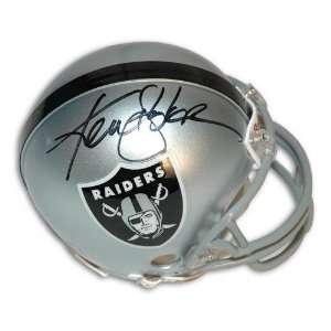  Autographed Ken Stabler Oakland Raiders Mini Helmet 
