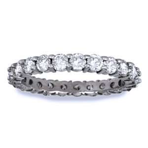 Carat Diamond 18k White Gold Eternity Wedding / Anniversary Ring