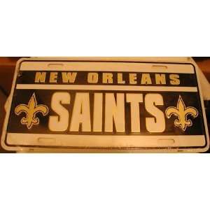  New Orleans Saints Metal Car Tag *SALE*