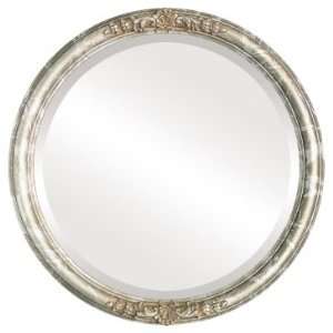  Contessa Circle in Champagne Silver Mirror and Frame
