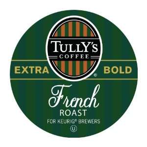  Tullys Coffee French Roast, 24 Count K Cup for Keurig 