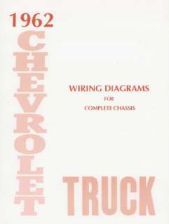 CHEVROLET 1962 Truck Wiring Diagram 62 Chevy Pick Up  