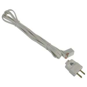  Richelieu White HighLite Power Cord 6 in [ 1 Unit ]: Home 