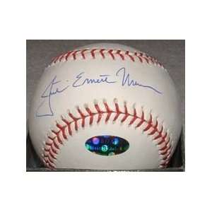 Justin Morneau Signed Baseball   OML : Full Name   Autographed 
