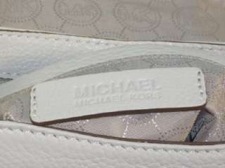 Michael Kors Charlton Leather Off White Crossbody Handbag Broken Push 