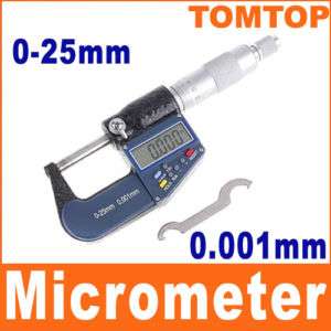 25mm 0.001mm/0.00005 Electronic Digital Micrometer  