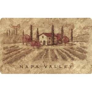  Kitchen Mat with Napa Valley Wine Design