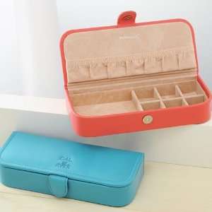  monogrammed leather jewelry box: Health & Personal Care
