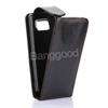 BLACK Protective Flip PU Leather Pouch Case Cover For NOKIA 700 NEW 