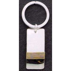  Sterling Silver Key Ring Vermeil