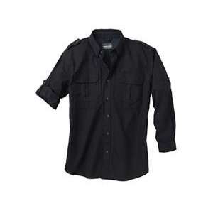  New   Woolrich Mens Long Sleeve Shirt Blk Med   44902 BK 