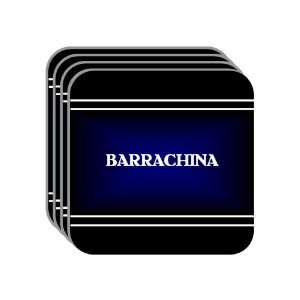   Gift   BARRACHINA Set of 4 Mini Mousepad Coasters (black design