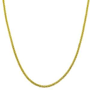    14 Karat Yellow Gold 1.9 mm Popcorn Chain (16 Inch): Jewelry