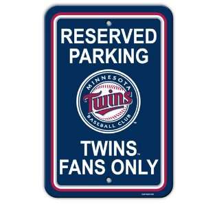 BSS   Minnesota Twins MLB Plastic Parking Sign: Everything 