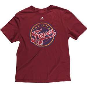  adidas Indiana Fever Distressed Primary Logo T Shirt 