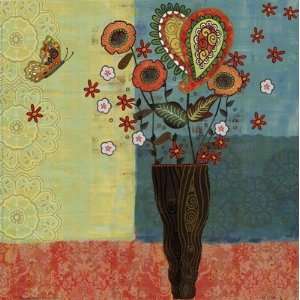   Floral I Finest LAMINATED Print Wendy Bentley 8x8