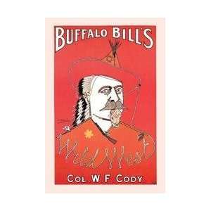  Portrait of Buffalo Bill 20x30 poster