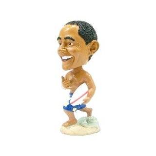 Bobble Head Doll Obama Going Surfing   4 tall   40670   Barack Obama 