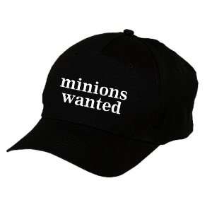  Minions Wanted Printed Baseball Cap Black 