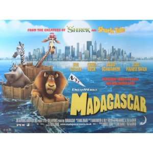    MADAGASCAR original british mini movie poster 