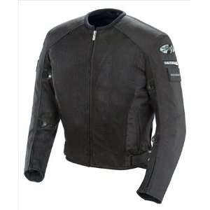 Joe Rocket Mens Recon Military Spec Mesh Motorcycle Jacket Black/Black 