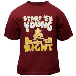  Arizona State Sun Devils Toddler Start Em Young T Shirt 