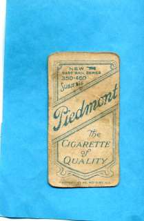 1910 T206 Tobacco Mathewson PIEDMONT Factory 42 TOUGH  