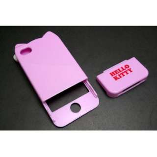 2011 Hello Kitty 2 in 1 Hard Case for iPhone 4 4S + LCD Protector Pink 