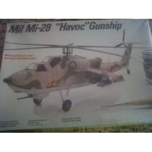  Mil Mi 28 Havoc Gunship 1/72 scale model kit: Everything 