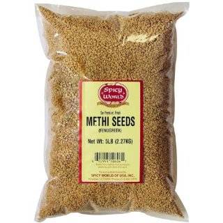 Spicy World Methi Seeds (Fenugreek), 5 Pound