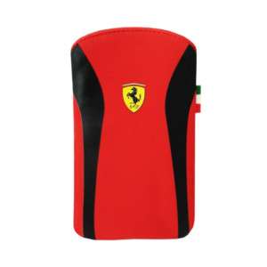 Licensed Ferrari V2 Iphone4 Soft Cover Case Red / Black  