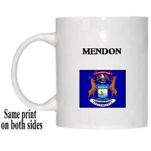  US State Flag   MENDON, Michigan (MI) Mug 
