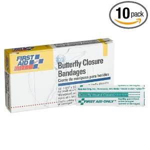  First Aid Only 3/8 X 1 13/16 Butterfly Wound Closures 