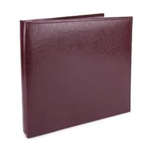  We R Classic Leather Postbound Album 12X12   Burgundy 