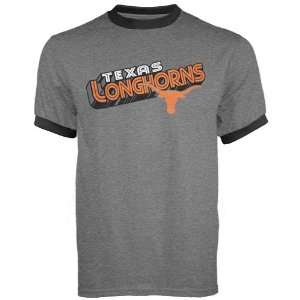 Reebok Texas Longhorns Ash Perspective Ringer T shirt  