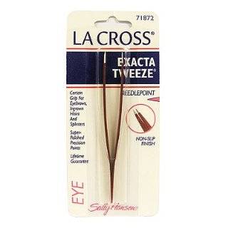   La Cross Exacta Tweeze Needlepoint Eyebrow, Ingrown Hair Tweezer