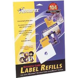   Rectangle Matte Business Card Labels Inkjets/lasers: Office Products