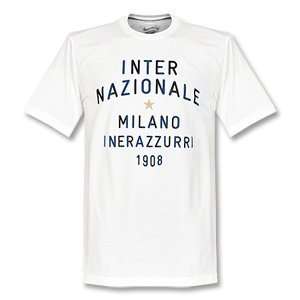 11 12 Inter Milan Core Tee   White:  Sports & Outdoors