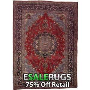  9 10 x 13 5 Mashad Hand Knotted Persian rug