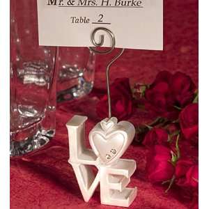 Bridal Shower / Wedding Favors : LOVE Design Placecard Holders (80 