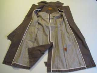 James Jeans.James Preserved Denim Trench Coat Jacket,S. Very 